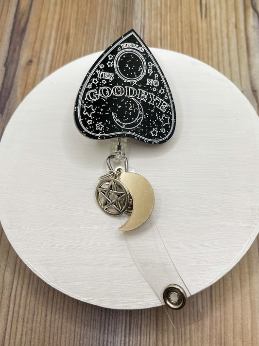 Planchette Badge Reel | Nerdy and Geeky Badge Reels for Nurses, Teachers