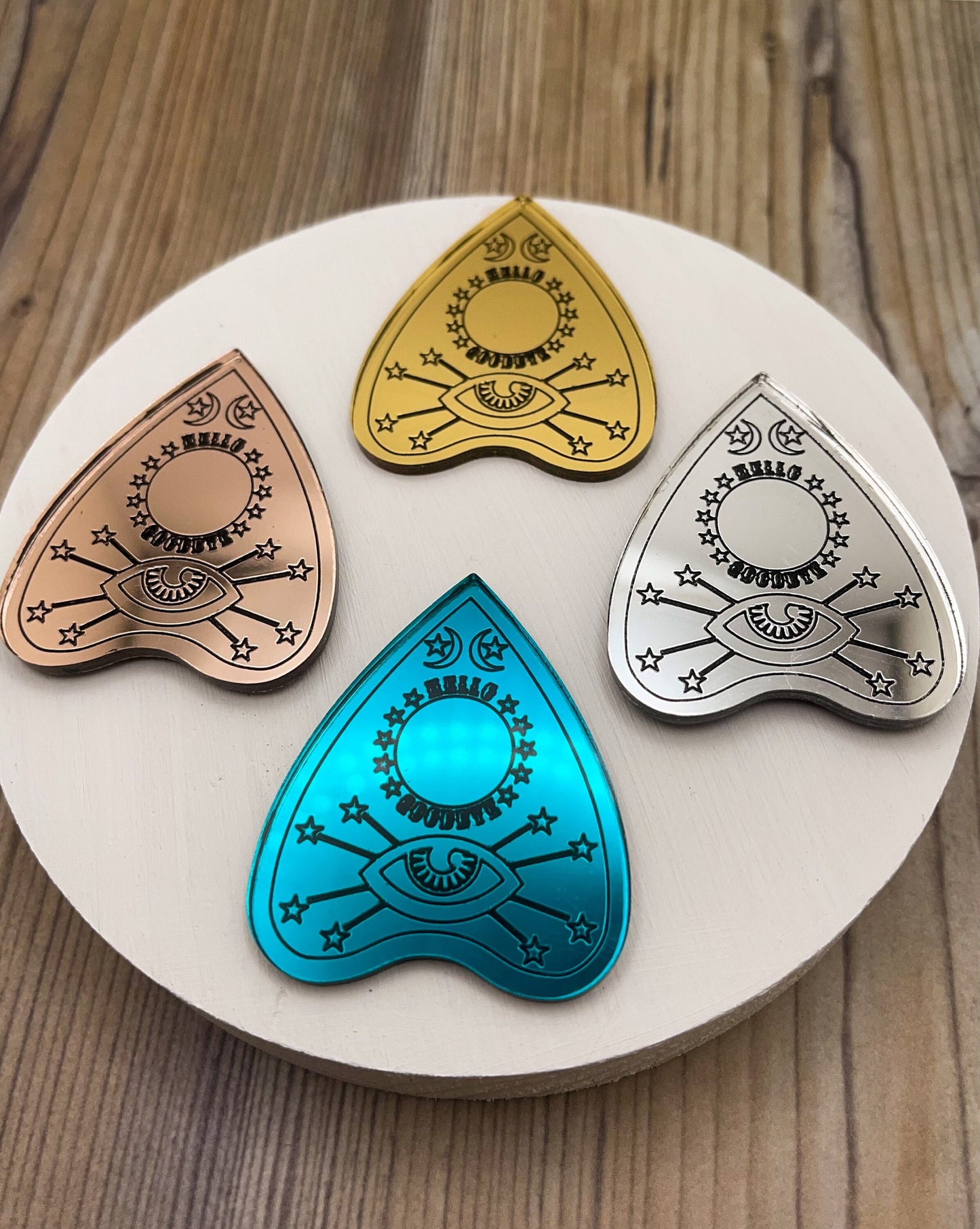 Mirror Planchette Badge Reel | Nerdy and Geeky Badge Reels for Nurses, Teachers